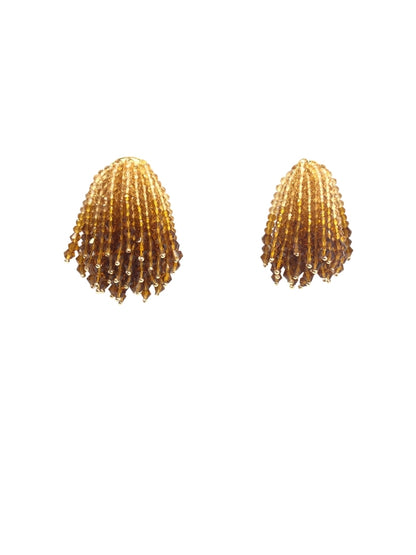 Retro Beads Tassel Earrings (Small) B1004