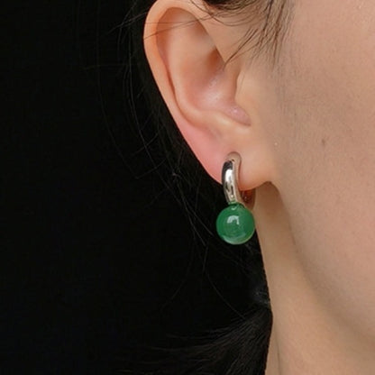 Greenstone Ear Clip B1048