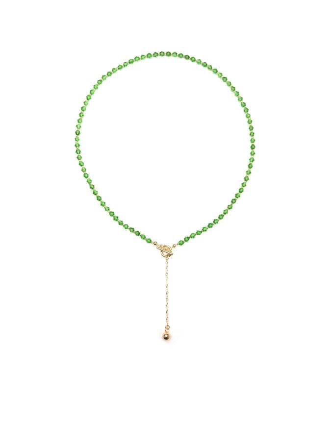 Green Chain Necklace B1072