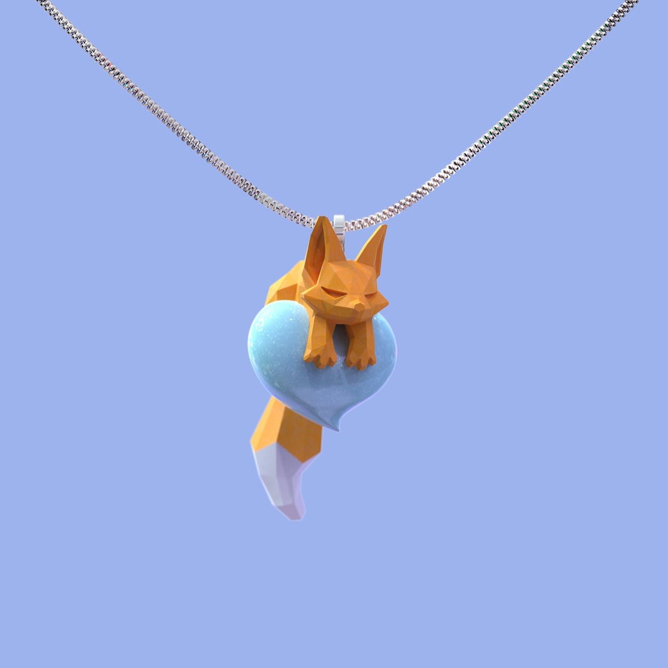I Love Little Fox Necklace B1700