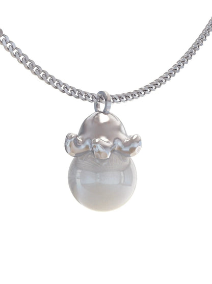 小號多邊形章魚珍珠項鍊 B2630