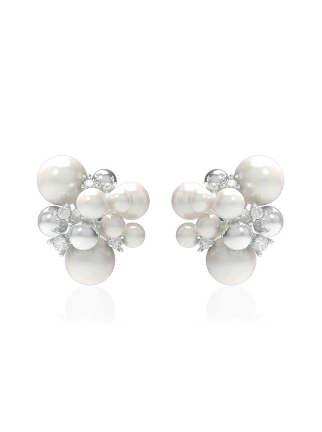Explosion pearl earrings B2643