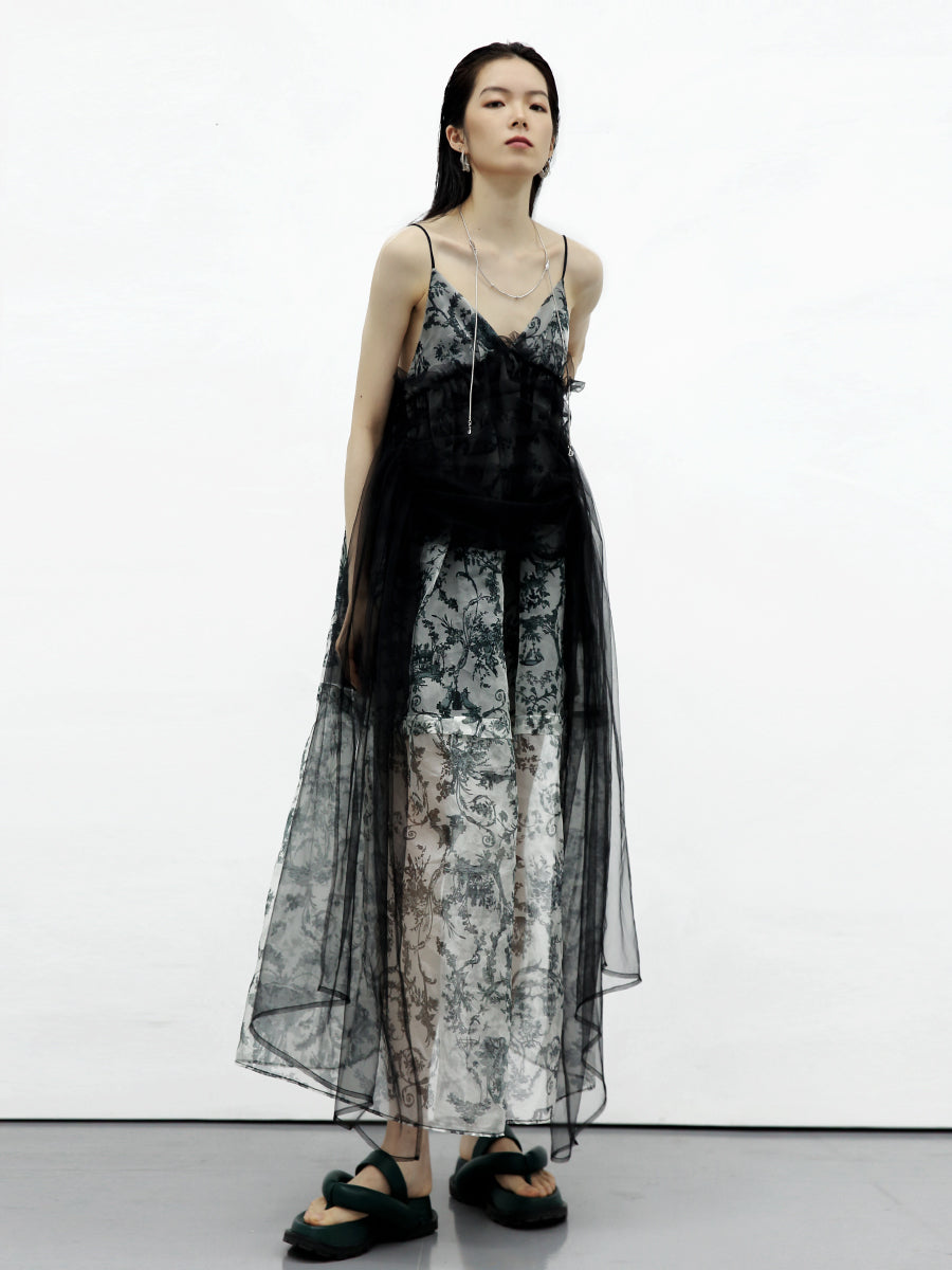 High-end elegant mulberry silk dress