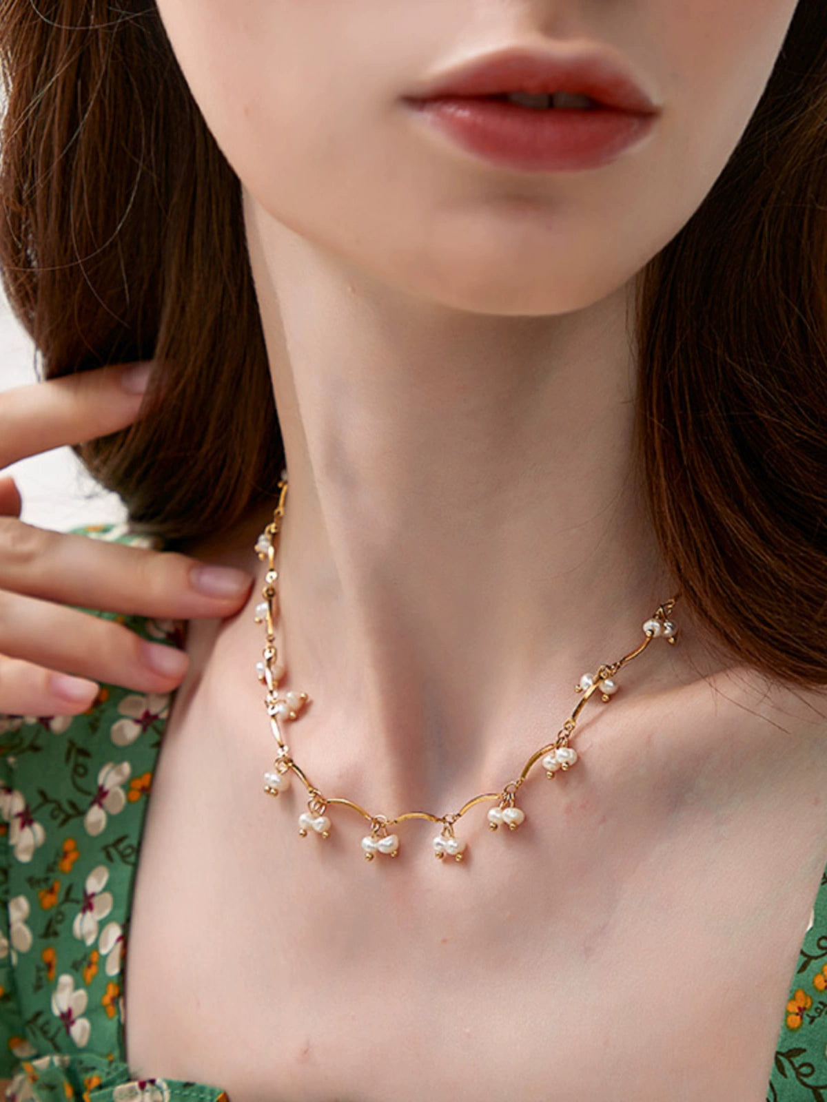 Pearl sweet necklace B2567