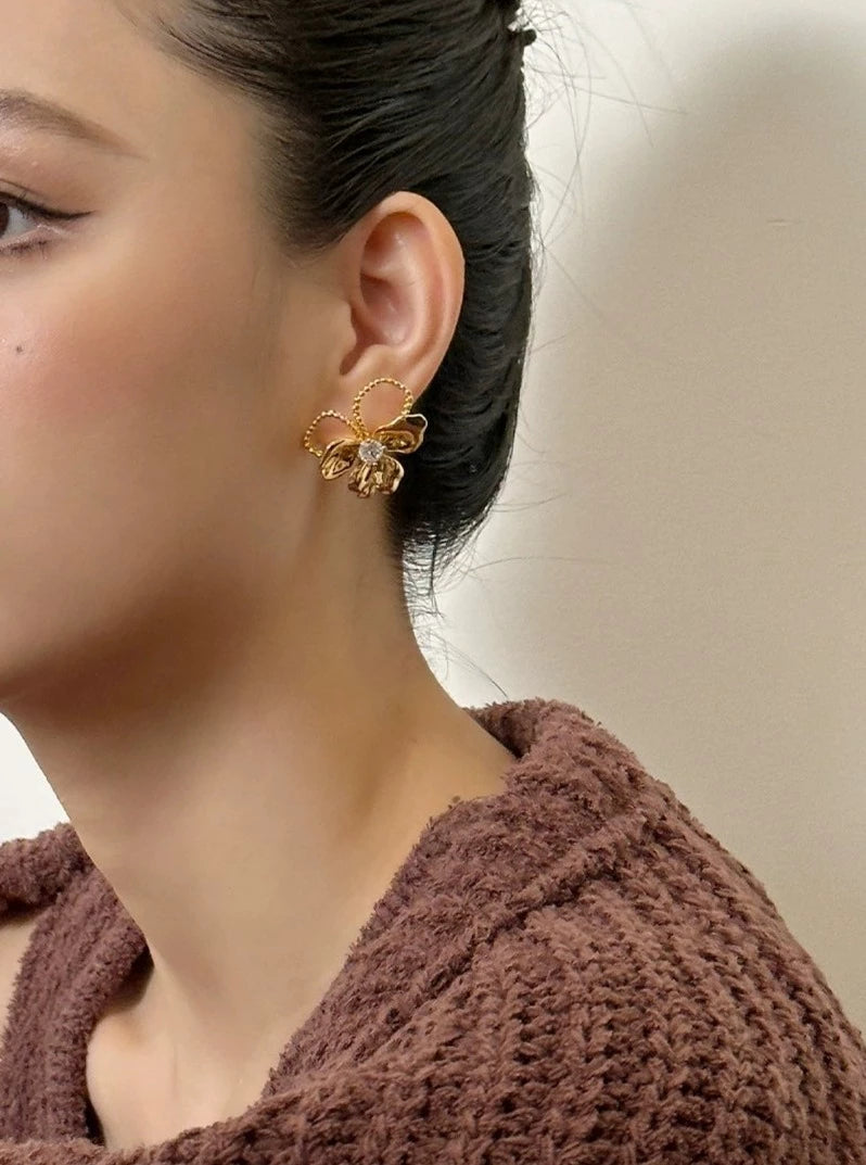 Original petal earrings B2143
