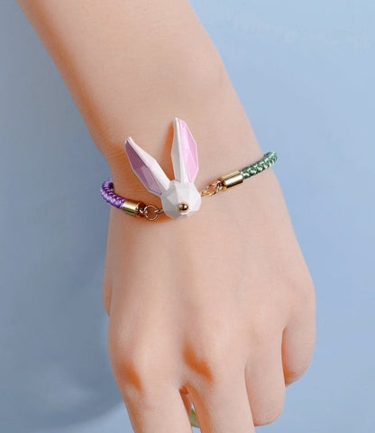 Polygon Rabbit Face Bracelet B1214