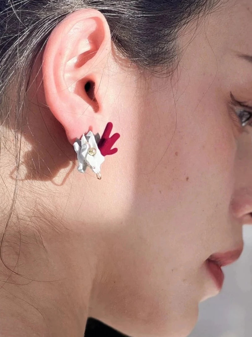 Dragon earrings B2386