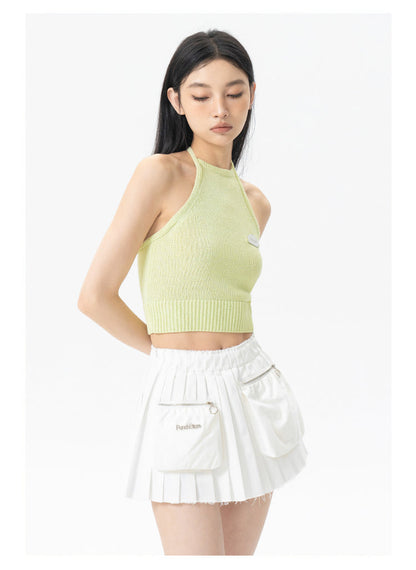 Pleated summer versatile skirt