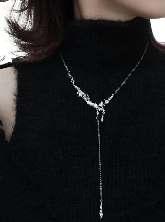 Moonlight shard necklace B2380