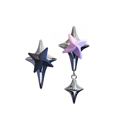 Spin Star Metallic Earrings B1454